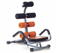 Everfit Ab Smart Banc Abdominal Gain de Place Noir/Orange