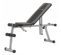 Everfit Banc Polyvalent Plat Et Inclinable WBK400 Pliable Gris