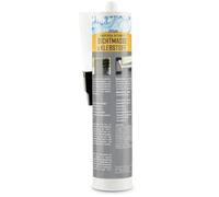 EVERFIX - Mastic bitume et colle - Cartouche de 310 ml - Pour la réparation de l'étanchéité par collage, du toit au sous-sol