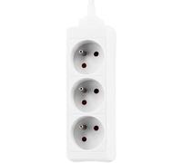 EVERFLOURISH-Bloc multiprise blanc 3 prises - 1 m
