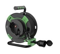 EVERFLOURISH-Enrouleur électrique de jardin noir et vert - 25 mètres
