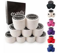 EVERFLY Tape Crossfit - 3 Rouleaux 5 cm x 4,5 m - Sparadrap Cohesive Adhesive - Hook Grip Pouces et Doigts - Bandage flexible de protection adhésif - Entraînement - Haltérophilie (9, Blanc)
