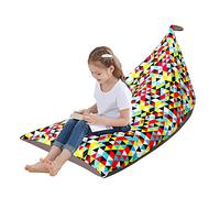 Everfunny Enfant Peluche Sac Haricots Pouf en Forme d'animal en pour Enfants, Adolescents et Adultes Extra Large Velours Super Doux Housse de Coussin