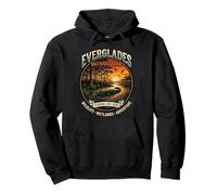 Everglades National Park Floride Vintage Alligator Design Sweat à Capuche