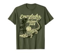 Everglades National Park Vintage Crocodile Alligator Florida T-Shirt