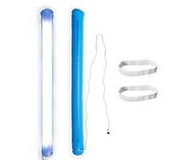 Everglow Tube de lumière Gonflable pour Camping - Super Lumineux (jusqu'à 280 lumens), Lampe de Poche alimentée par USB, Boucle de Mousqueton, Fixation magnétique, variateur d'intensité