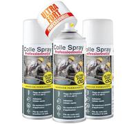 EVERGLUE Colle en spray avec tête de pulvérisation variable - 400 ml - Aérosol (3 x colle en spray avec tête de pulvérisation variable)