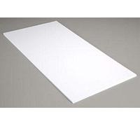 Evergreen 120116 519030 Lot de 8 plaques de polystyrène Blanches 300 x 600 x 0,75 mm