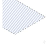 Evergreen 14525 - Tôle ondulée, 300 x 600 x 1 mm, Grille 0,75 mm, 1 pièce