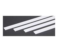 evergreen 385 Lot de 4 profilés carrés 600 x 2,5 x 19 mm