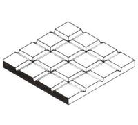 evergreen 4506 plaques de trottoir, 1 x 150 x 300 mm, grille 8,5 mm, 1 pièce