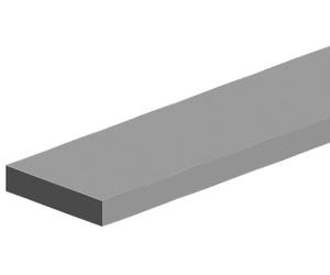 EVERGREEN 500149 Lot de 10 profilés carrés, 350 x 1 x 6,30 mm, Multicolore