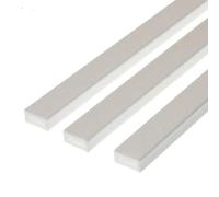 EVERGREEN 500257 Lot de 3 Tubes rectangulaires Multicolore 350 x 3,2 x 6,3 mm