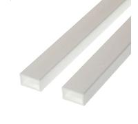 EVERGREEN 500258 Lot de 2 Tubes rectangulaires Multicolore 350 x 4,8 x 7,9 mm