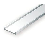 EVERGREEN 500266 Lot de 3 profilés en U 350 x 4,8 x 1,6 mm Multicolore