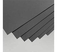 evergreen 9113 Lot de 6 plaques de polystyrène Noir 200 x 530 x 0,50 mm
