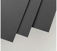 evergreen 9511 Lot de 4 plaques de polystyrène Noir 150 x 300 x 0,25 mm