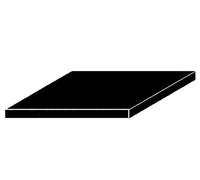 evergreen 9513 Lot de 3 plaques de polystyrène Noir 150 x 300 x 0,50 mm
