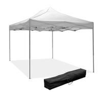 EverGreen Gazebo refermable 2,9 x 4,3 m tissu pliant blanc PVC 100 % étanche 901