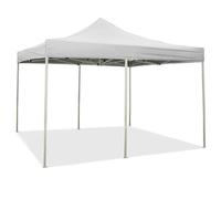 EverGreen Gazebo refermable 3 x 6 m tissu pliant blanc en PVC 100 % étanche 9012