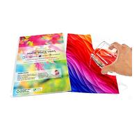 Evergreen Goods 10 Feuilles A4 Vinyle Blanc Mat Autocollant Imprimable Papier Étanche Jet d’Encre & Laser Étiquettes, Décorations, Loisirs Créatifs Compatible avec les coupe-vinyle