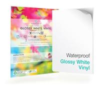 Evergreen Goods 20 Sheets of Glossy White Vinyl Sticker Paper A4 Waterproof Printable Vinyl Sheets Suitable for Inkjet and Laser