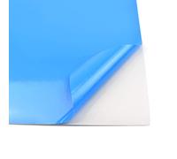 Evergreen Goods A4 Bleu Océan Mat Vinyle Autocollant | Lot de 10 Feuilles