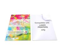 Evergreen Goods Feuilles A4 10 Blanches 80gsm | Papier Autocollant Mat Pour Imprimante | Papier Autocollant Brillant Et Imperméable Impression Laser | Parfait Pour Utilisation La Maison Et Au Bureau