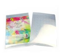 Evergreen Goods Lot de 10 autocollants en vinyle argenté holographique à paillettes, impression jet d'encre et laser Format A4