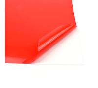 Evergreen Goods Lot de 10 Feuilles A4 Vinyle Autocollant Brillant Rouge