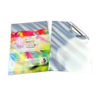 Evergreen Goods Lot de 10 feuilles de papier autocollant holographique en vinyle imprimable à jet d'encre et laser, imperméable à motif incliné pour étiquettes, autocollants et travaux manuels Cricut