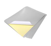 Evergreen Goods Lot de 10 feuilles d'étiquettes autocollantes A4 argentées métallisées imprimables au laser | Papier autocollant | Emballage de personnalisation et travaux manuels | Pour impression