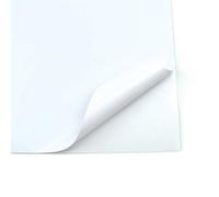Evergreen Goods Lot de 20 feuilles A4 autocollantes imperméables en vinyle mat brillant pour machines de découpe Blanc brillant