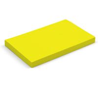 Evergreen Goods¿ Lot De 3 Blocs De Notes Adhésives De Couleur Jaune FluoAutocollants Amovibles100 Feuilles Par Bloc-76x127 MmRappels,Tâches À Faire,Mémo