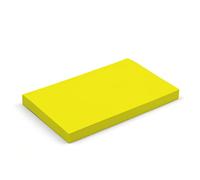 Evergreen Goods Lot de 3 Blocs Notes Adhésives Couleur Jaune Fluo 76x127mm