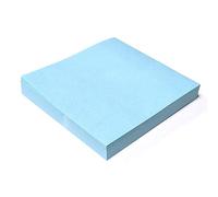 Evergreen Goods - Lot de 4 blocs-notes adhésifs bleu pastel, 76 x 76 mm, 100 feuilles par bloc, bloc-notes, notes autocollantes amovibles pour la prise de notes, listes de choses à faire et rappels