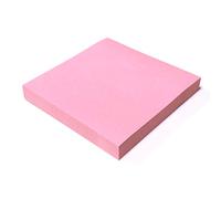 Evergreen Goods - Lot de 4 blocs-notes adhésifs rose pastel, 76 x 76 mm, 100 feuilles par bloc, bloc-notes, notes autocollantes amovibles pour la prise de notes, listes de choses à faire et rappels