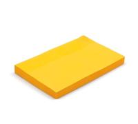 Evergreen Goods Lot de 6 blocs-notes auto-adhésifs amovibles pour rappels et listes de choses à faire, 76 x 127 mm, orange vif, 100 feuilles par bloc, forte adhérence pour la maison, l'école et le