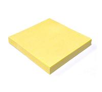 Evergreen Goods - Lot de 8 blocs-notes adhésifs jaune pastel, 76 x 76 mm, 100 feuilles par bloc, bloc-notes, notes autocollantes amovibles pour la prise de notes, listes de choses à faire et rappels
