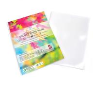 Evergreen Goods Papier autocollant en vinyle blanc brillant A4 50 feuilles - Imprimantes à jet d'encre et laser étanches | Machines de découpe | Parfait pour les étiquettes et les projets d'artisanat