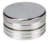 Evergreen Labs Grinder en Métal, Broyeur à Epices et à Condiments, 100% Aluminium, 2 Pièces, Argentées, 40 mm