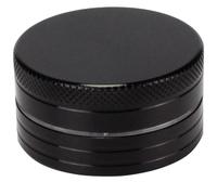 Evergreen Labs Grinder en Métal, Broyeur à Epices et à Condiments, 100% Aluminium, 2 Pièces, Noir, 40 mm