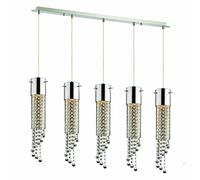 Evergreen Lights Lampe à suspension 28 W, chrome