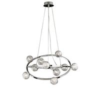 Evergreen Lights Lampe à Suspension 40 W, Argent