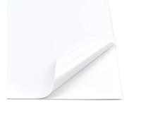 EverGreen - Lot de 10 feuilles A4 blanches imperméables autocollantes en vinyle mat pour loisirs créatifs | Dos adhésif | Machines de découpe à emporte-pièce | Imprimables au laser | Cadeaux de