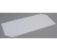 evergreen- Lot de 6 plaques de polystyrène Blanc 200 x 530 x 0,50 mm, 9103, 200 x 530 x 0.50 mm
