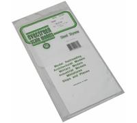 Evergreen Polystyrol-Platte (L x B) 300mm x 150mm 2.00mm 1St. Modélisme, 9080, Blanc
