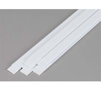 evergreen- Profilés carrés, 600 x 1,0 x 9,5 mm, 10 pièces, 351, Blanc, Small