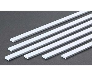 evergreen Profilés carrés, 600 x 3,2 x 9,5 mm, 6 pièces.