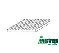 Evergreen Scale Models Polystyrolplatte Tôle Ondulée 1x150x300 MM Trame 2,5 4529